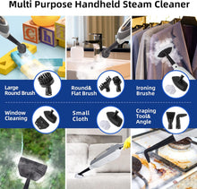 Load image into Gallery viewer, Steam Mop - 10-in-1 MultiPurpose Handheld Steam Cleaner Detachable Floor Steamer for Hardwood/Tile/Laminate Floors Carpet with 11 Accessories for Whole Home Use.
