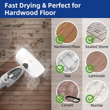 Load image into Gallery viewer, Steam Mop - 10-in-1 MultiPurpose Handheld Steam Cleaner Detachable Floor Steamer for Hardwood/Tile/Laminate Floors Carpet with 11 Accessories for Whole Home Use.
